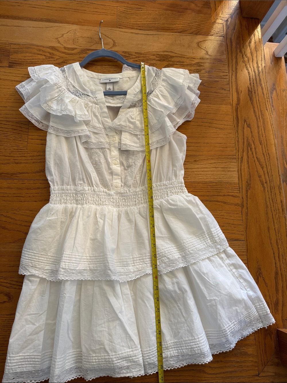 LoveShackFancy by Target - White Ruffled Cotton Sundress